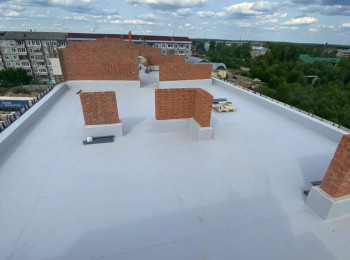 Монтаж плоской кровли с применением ПВХ-Мембраны