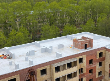 Монтаж плоской кровли с применением ПВХ-Мембраны