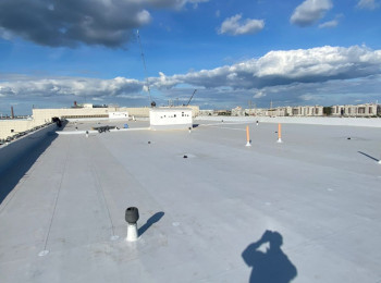 Ремонт кровли. Монтаж ПВХ-Мембраны