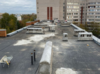 Ремонт кровли. Монтаж ПВХ-Мембраны