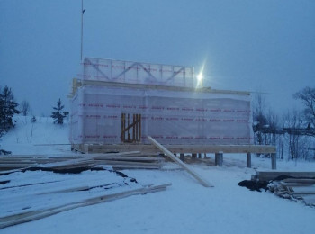 Строительство каркасного дома размером 6х9